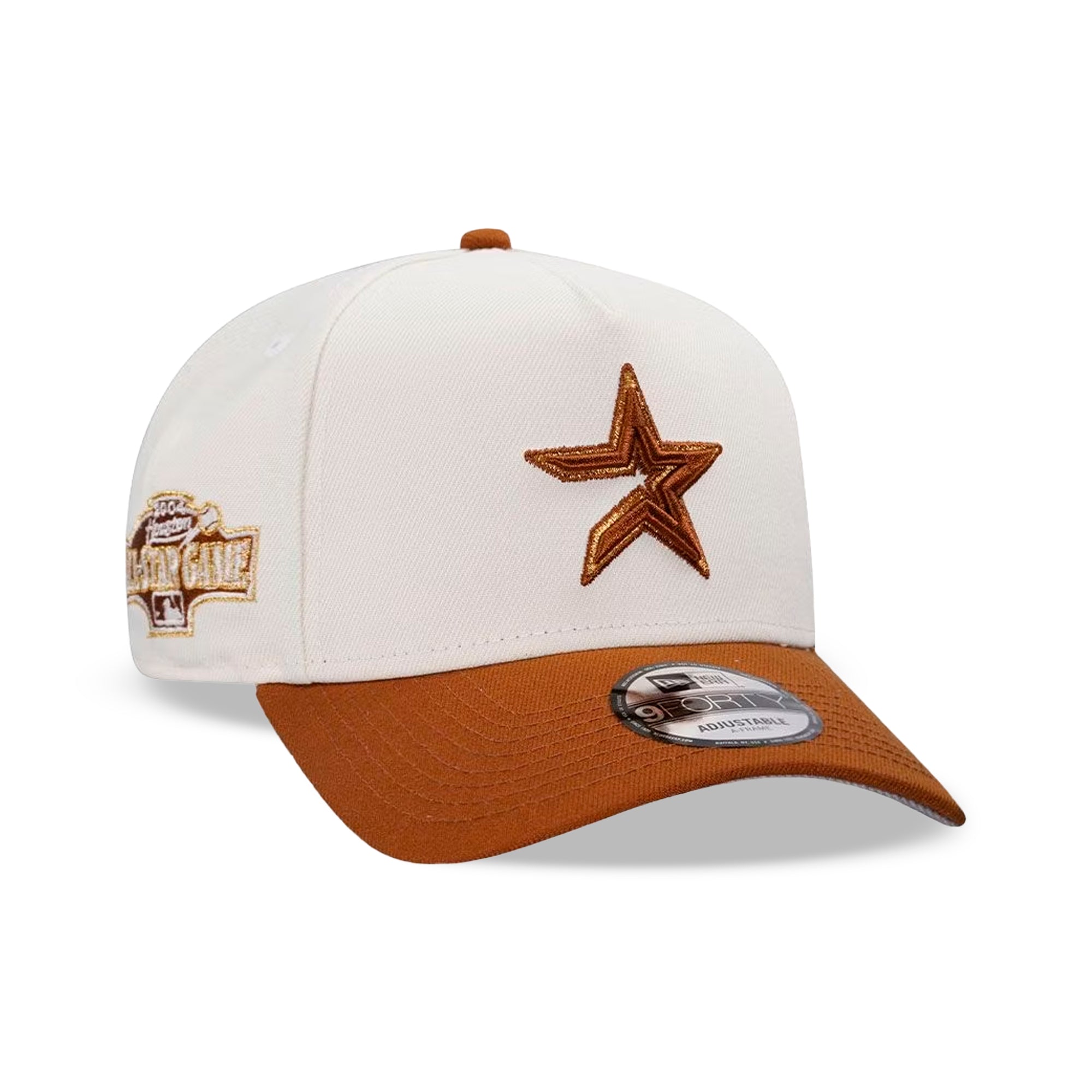 Gorra Snapback 9FORTY A-Frame De Los Houston Astros All Star Game 2004 Chrome Bourbon Two Tone