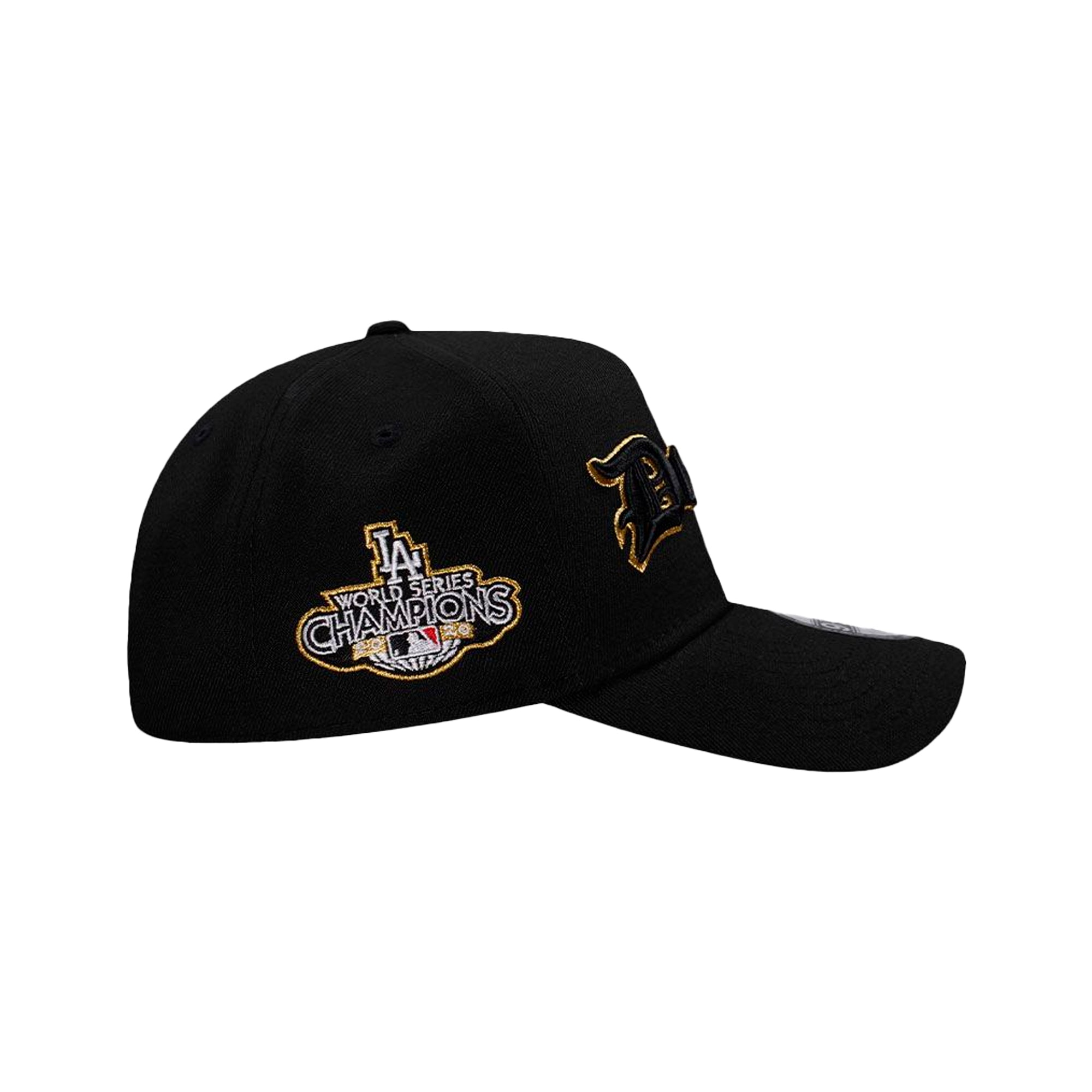 Gorra Snapback 9FORTY A-Frame De Los Angeles Dodgers World Series Champs 2020 Black Gold