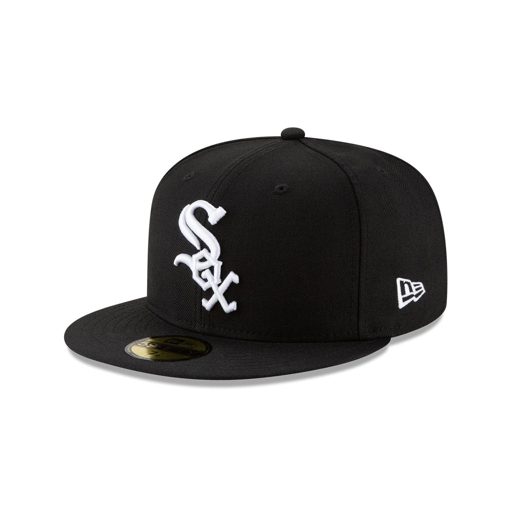 Gorra 59FIFTY FITTED De Los Chicago White Sox Black and White Basic