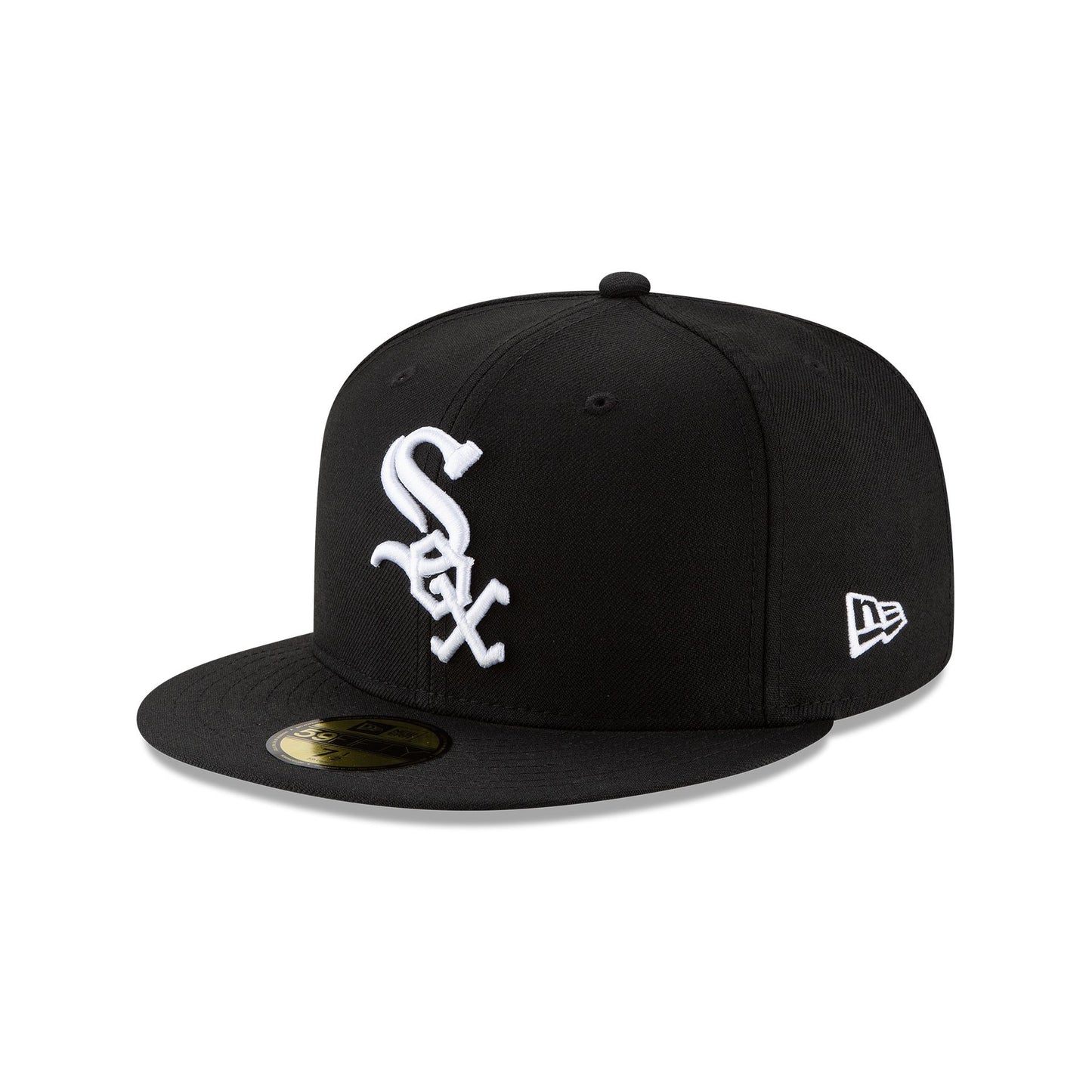 Gorra 59FIFTY FITTED De Los Chicago White Sox Black and White Basic