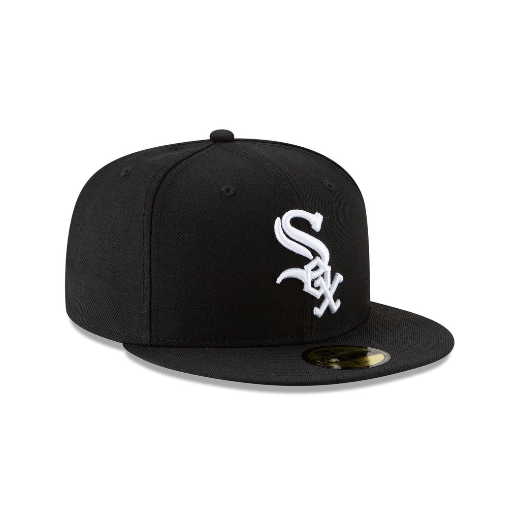 Gorra 59FIFTY FITTED De Los Chicago White Sox Black and White Basic
