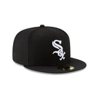Gorra 59FIFTY FITTED De Los Chicago White Sox Black and White Basic