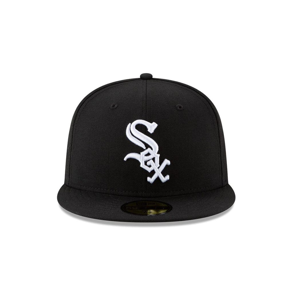 Gorra 59FIFTY FITTED De Los Chicago White Sox Black and White Basic