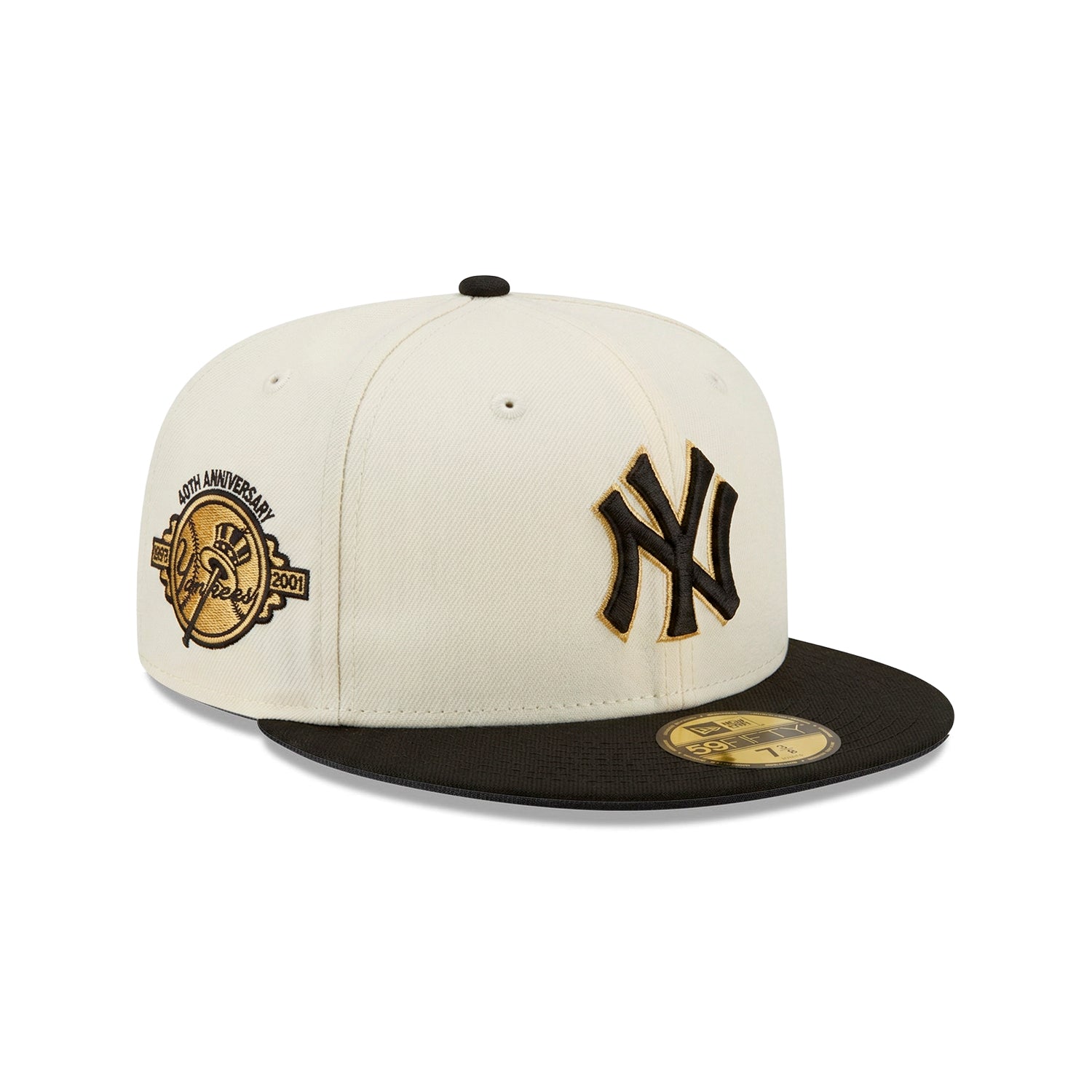 Gorra 59FIFTY FITTED De Los New York Yankees 100TH Anniversary Gold