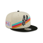 Gorra Snapback 9FIFTY Fifty De San Antonio Spurs 2025 City Edition Chrome White