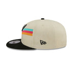 Gorra Snapback 9FIFTY Fifty De San Antonio Spurs 2025 City Edition Chrome White