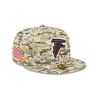 Gorra 59FIFTY FITTED De Los Atlanta Falcons 2025 Salute to Service Fan Gear