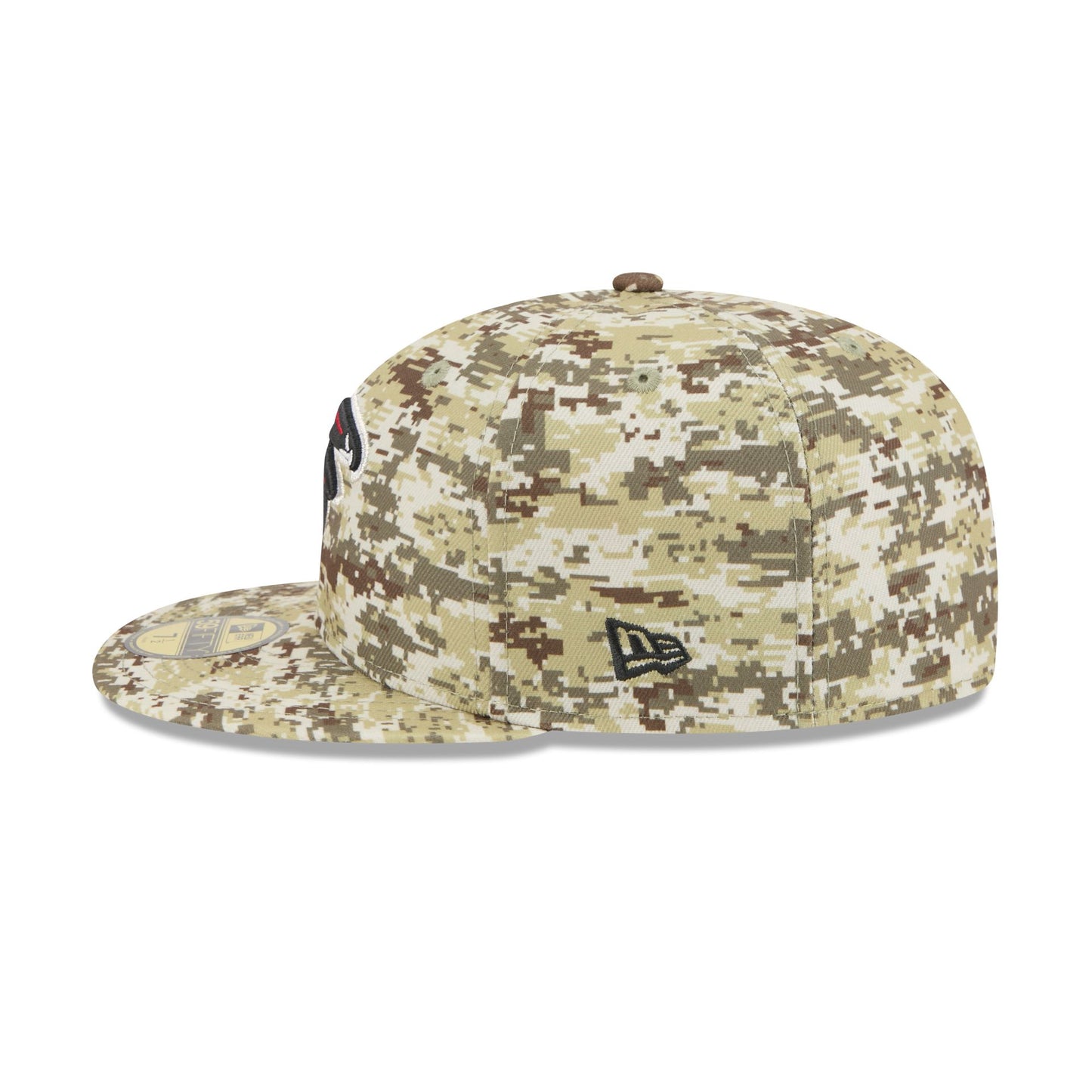 Gorra 59FIFTY FITTED De Los Atlanta Falcons 2025 Salute to Service Fan Gear