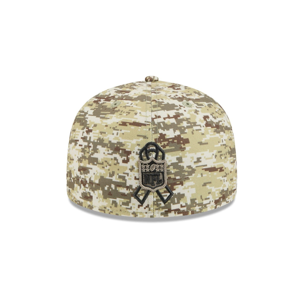 Gorra 59FIFTY FITTED De Los Atlanta Falcons 2025 Salute to Service Fan Gear
