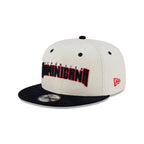 Gorra Snapback 9FIFTY Fifty De Dominican Republic 2026 World Baseball Classic White Corduroy