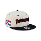Gorra Snapback 9FIFTY Fifty De Dominican Republic 2026 World Baseball Classic White Corduroy