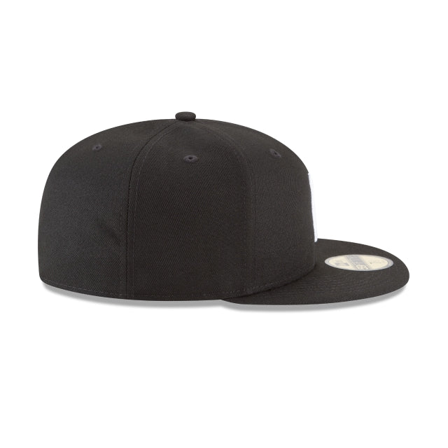 Gorra 59FIFTY FITTED De Los Pittsburgh Pirates Black and White Basic