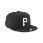 Gorra 59FIFTY FITTED De Los Pittsburgh Pirates Black and White Basic