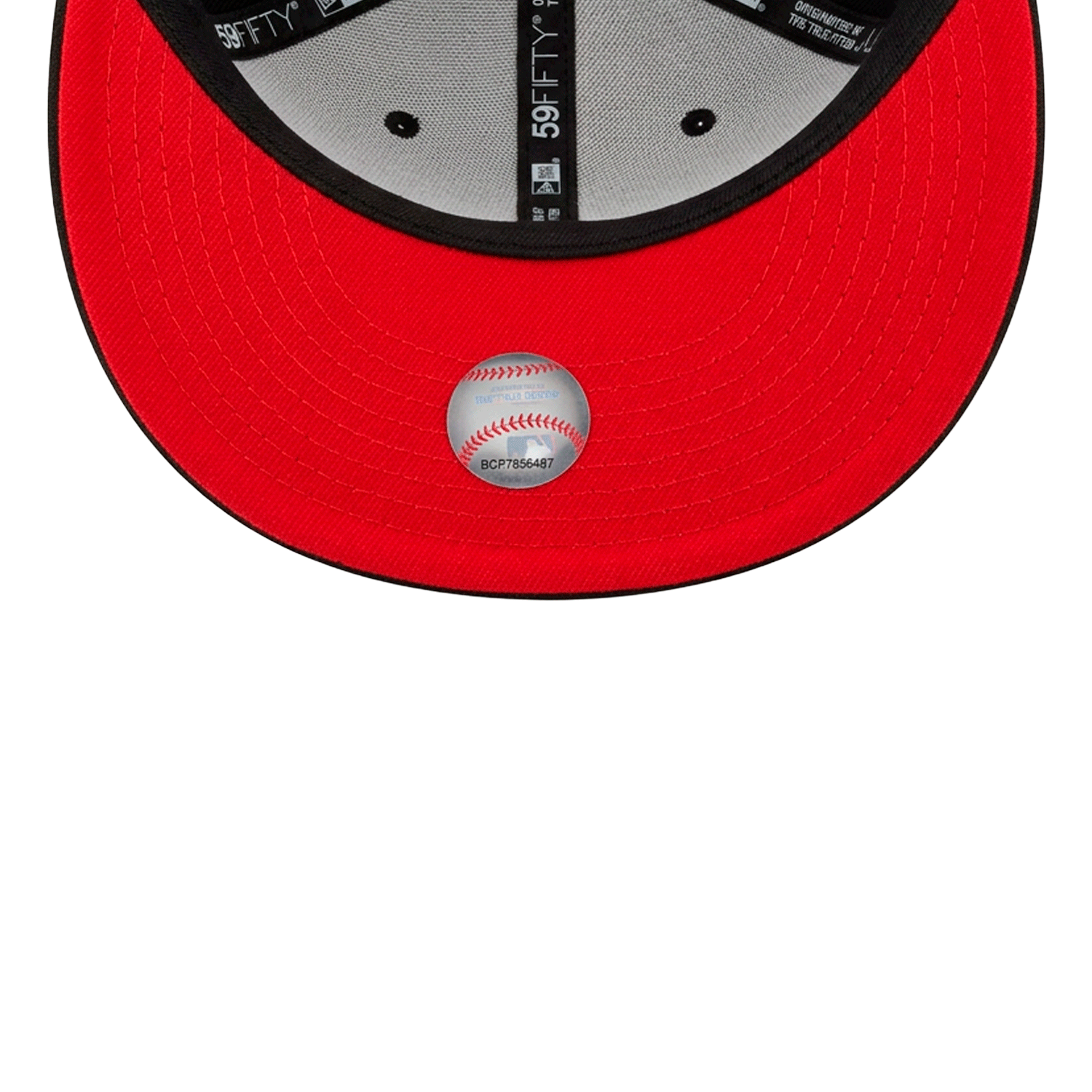 Gorra 59FIFTY FITTED De Los Anaheim Ducks Black and Red
