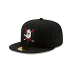 Gorra 59FIFTY FITTED De Los Anaheim Ducks Black and Red