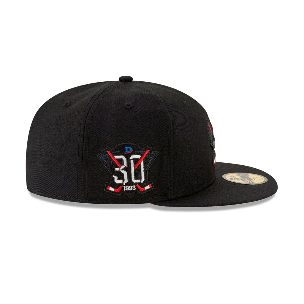 Gorra 59FIFTY FITTED De Los Anaheim Ducks Black and Red