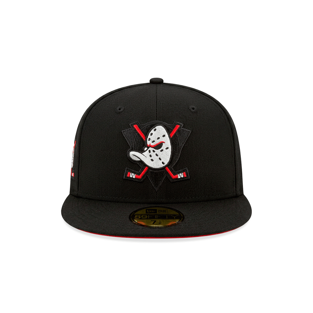 Gorra 59FIFTY FITTED De Los Anaheim Ducks Black and Red