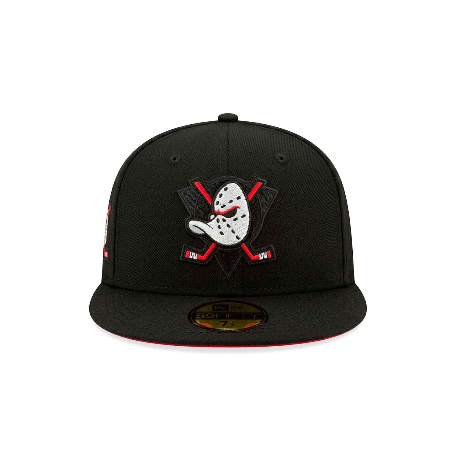 Gorra 59FIFTY FITTED De Los Anaheim Ducks Black and Red