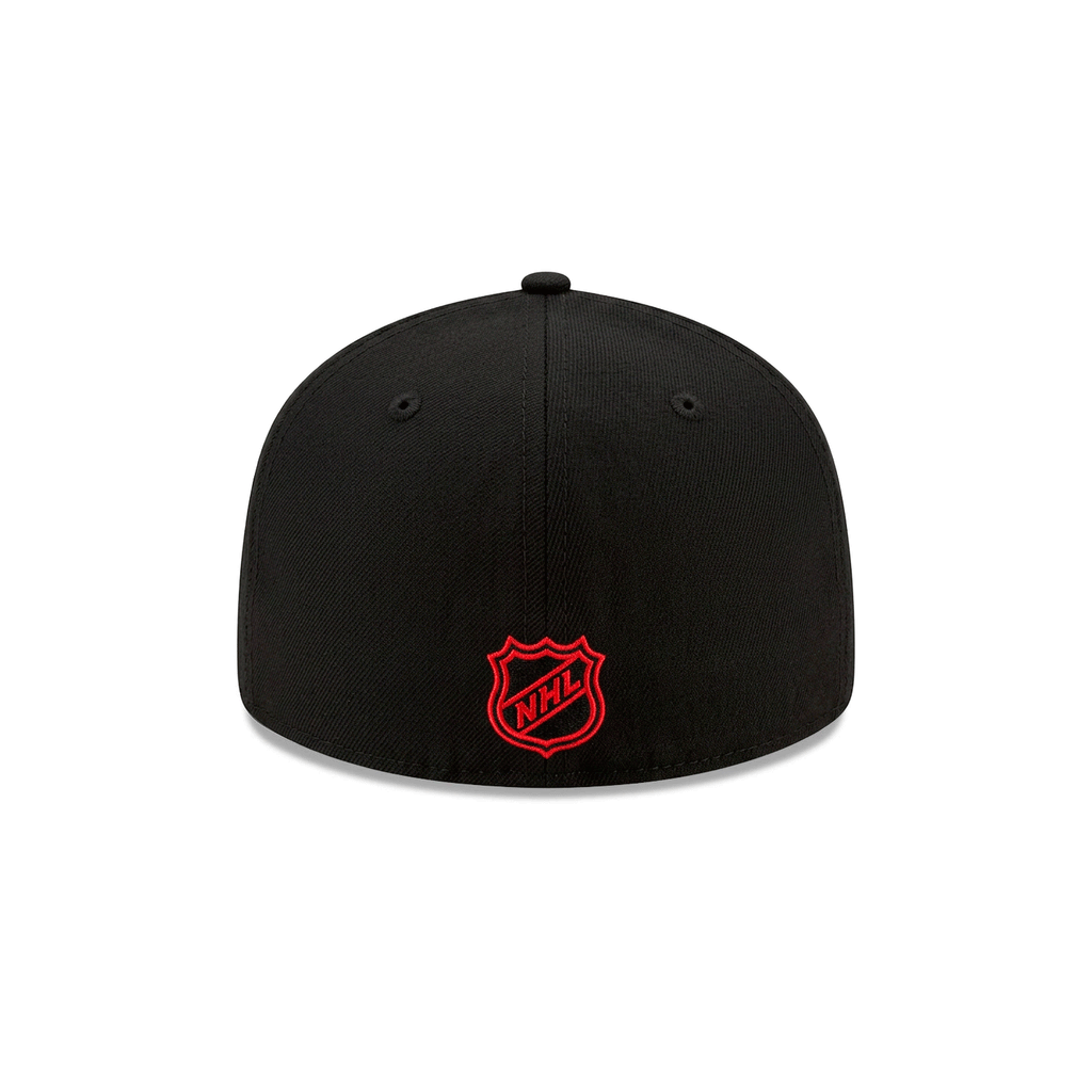 Gorra 59FIFTY FITTED De Los Anaheim Ducks Black and Red