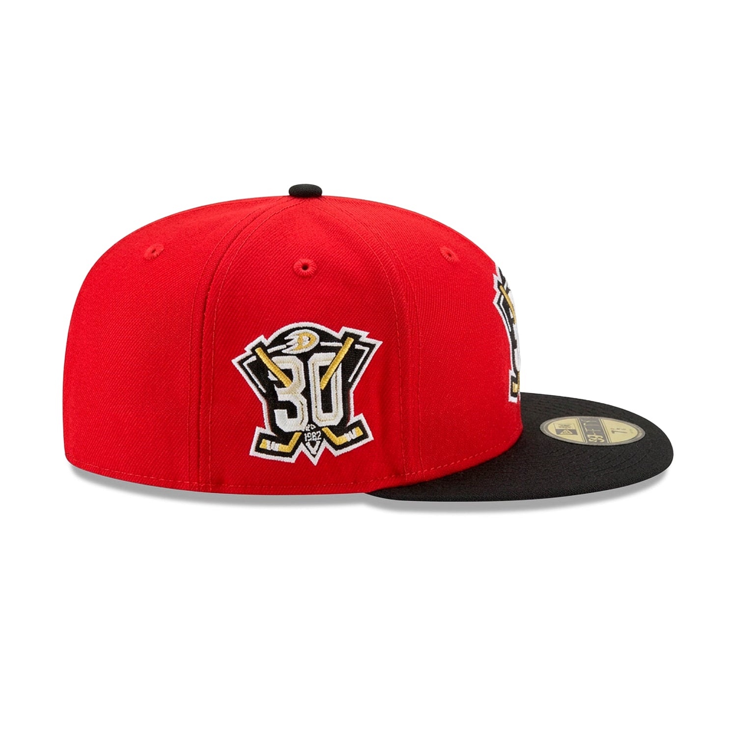 Gorra 59FIFTY FITTED De Los Anaheim Ducks 1982 Red
