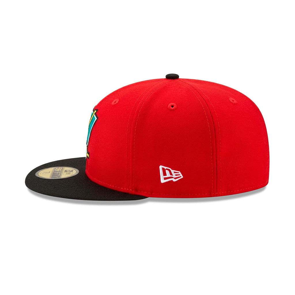 Gorra 59FIFTY FITTED De Los Anaheim Ducks 1982 Red