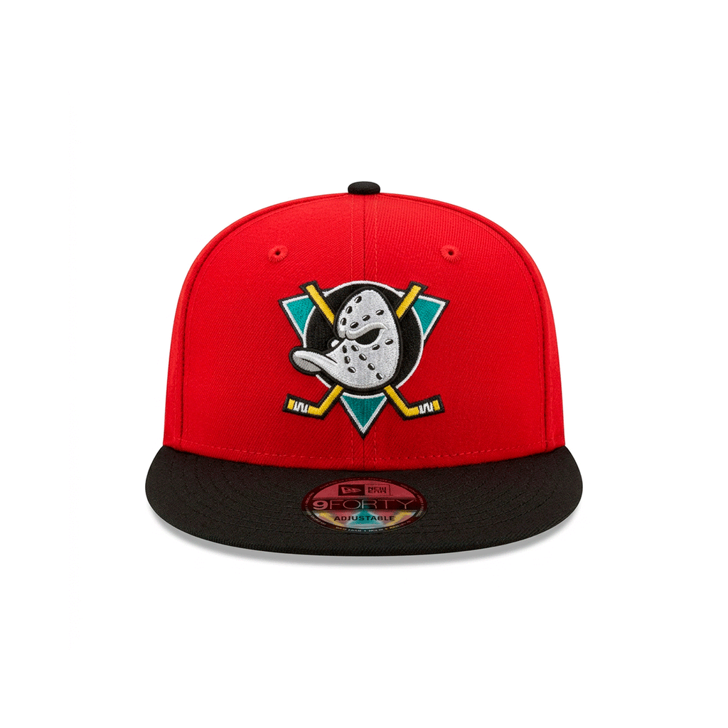 Gorra 59FIFTY FITTED De Los Anaheim Ducks 1982 Red