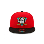 Gorra 59FIFTY FITTED De Los Anaheim Ducks 1982 Red