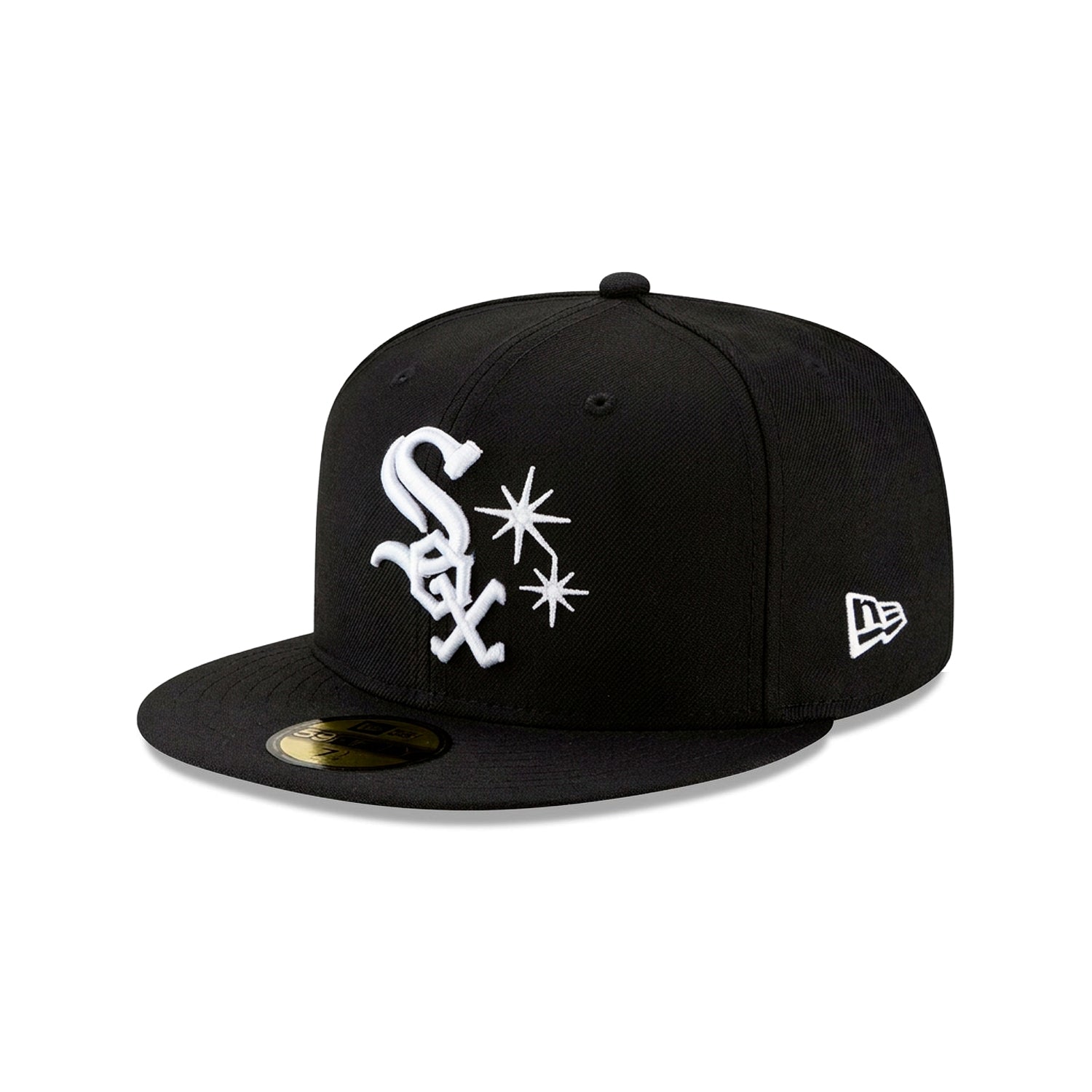 Gorra 59FIFTY FITTED De Los Chicago White Sox Stars Black and White Basic