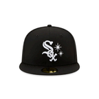 Gorra 59FIFTY FITTED De Los Chicago White Sox Stars Black and White Basic