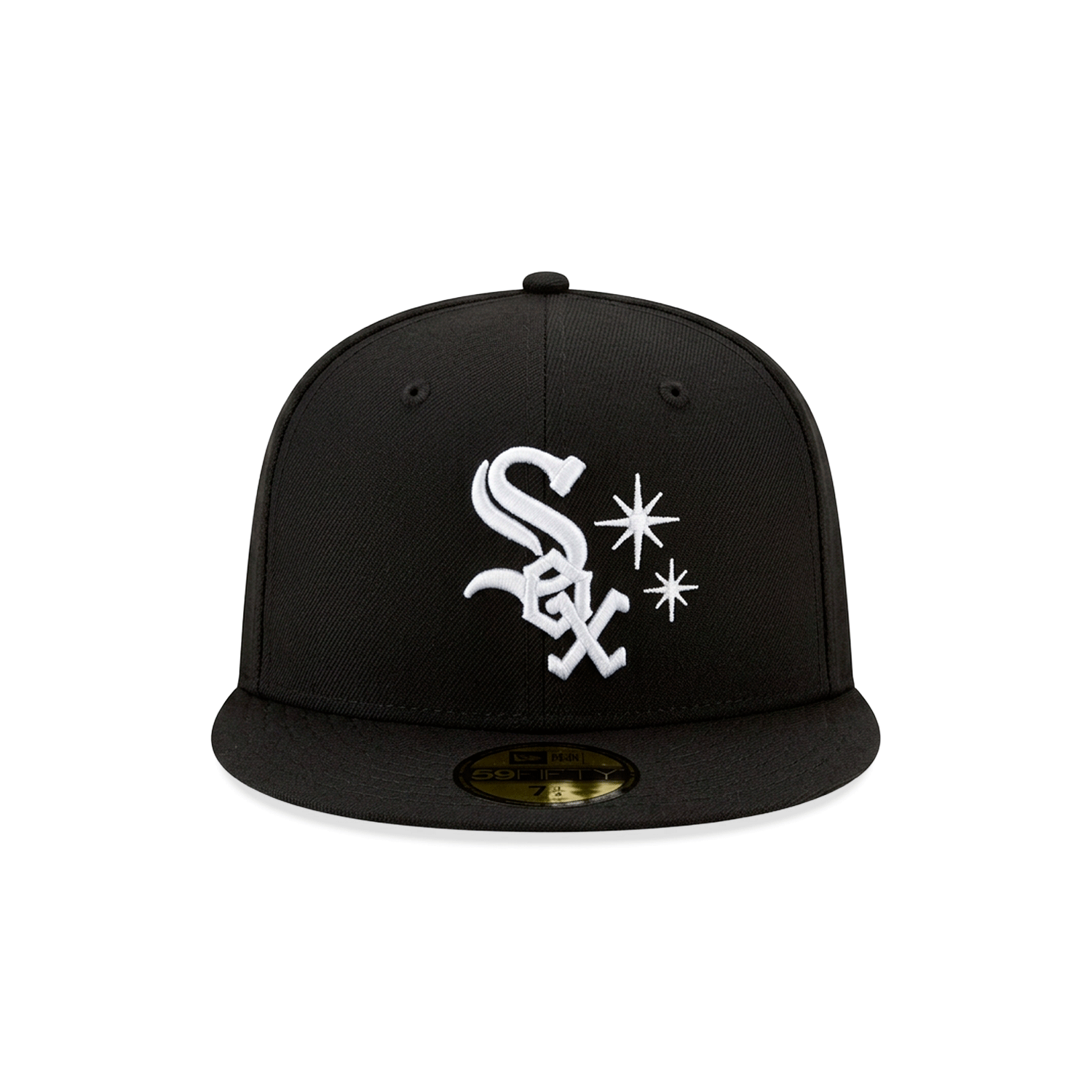 Gorra 59FIFTY FITTED De Los Chicago White Sox Stars Black and White Basic