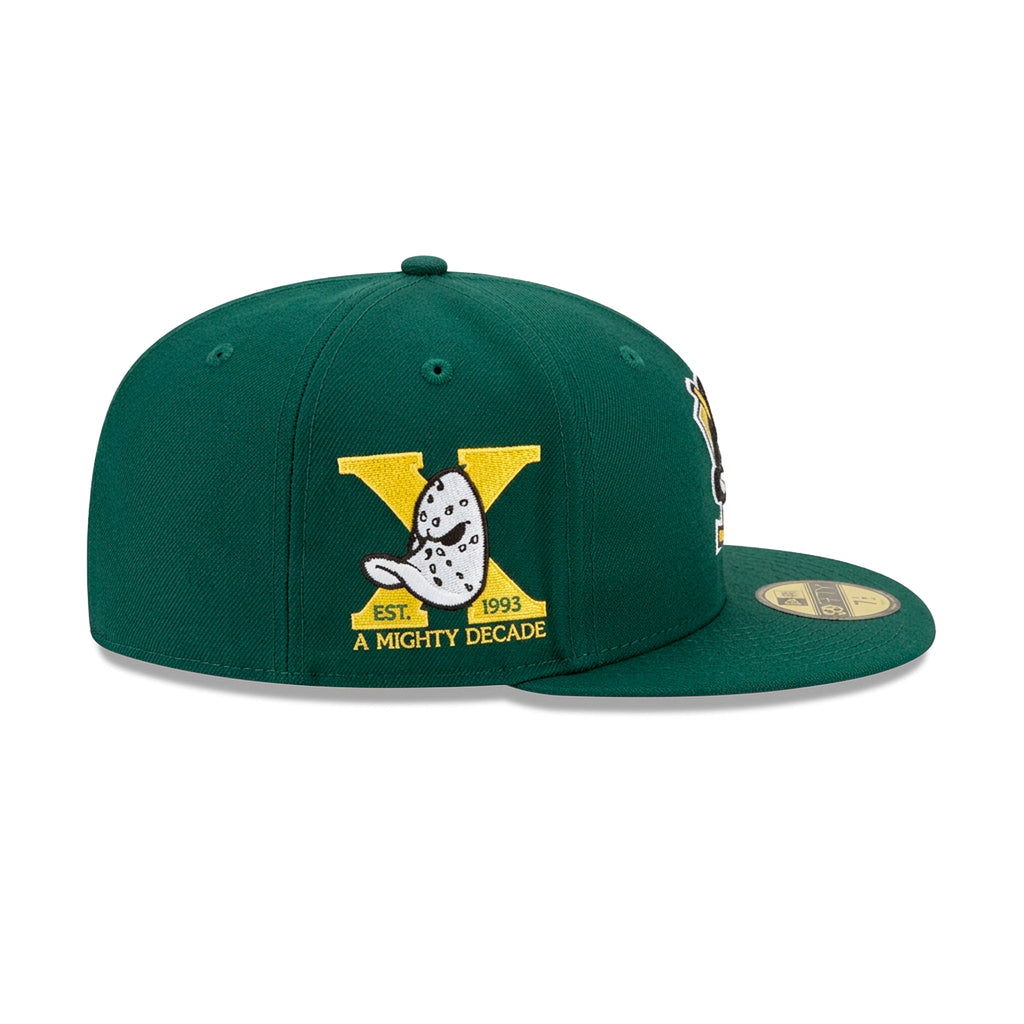 Gorra 59FIFTY FITTED De Los Anaheim Ducks A Mighty Decade Green