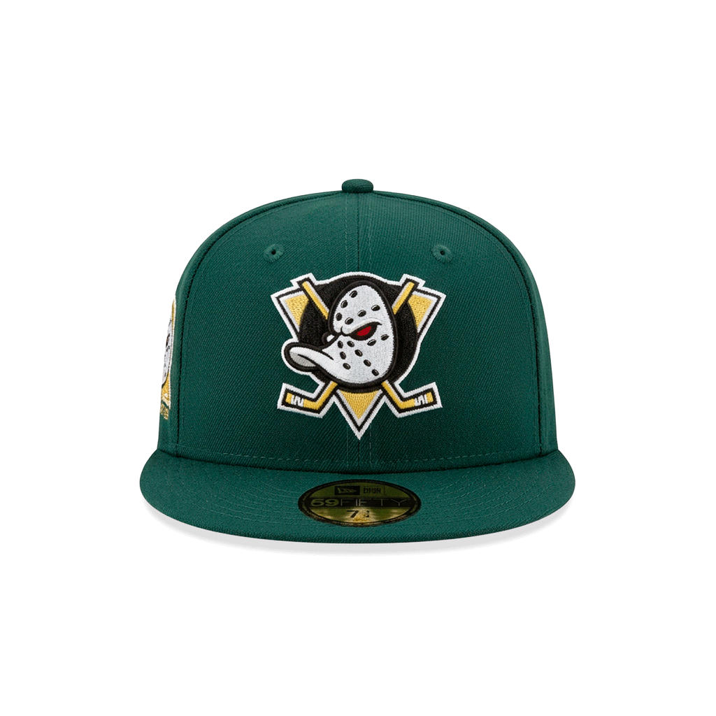 Gorra 59FIFTY FITTED De Los Anaheim Ducks A Mighty Decade Green