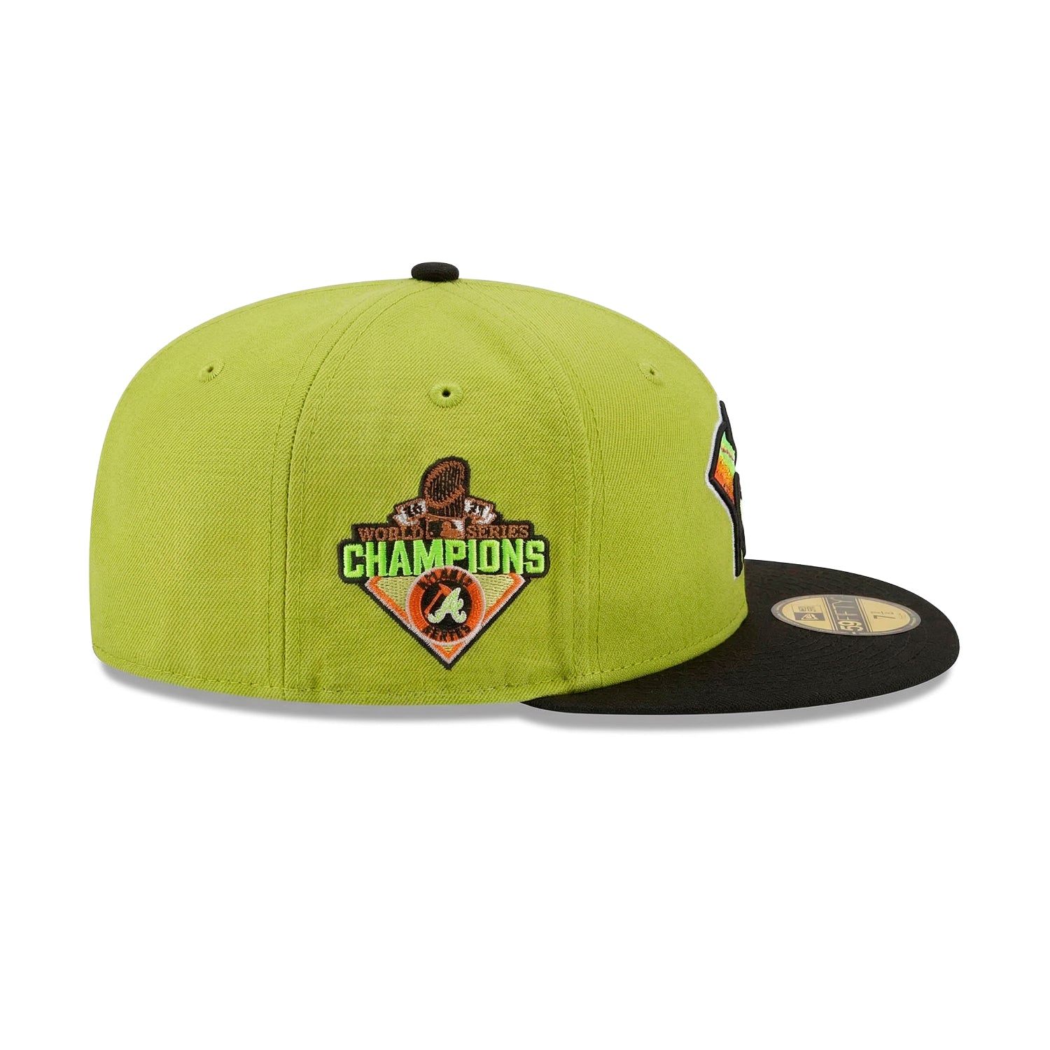 Gorra 59FIFTY FITTED De Los Atlanta Braves 2021 World Series Side Patch