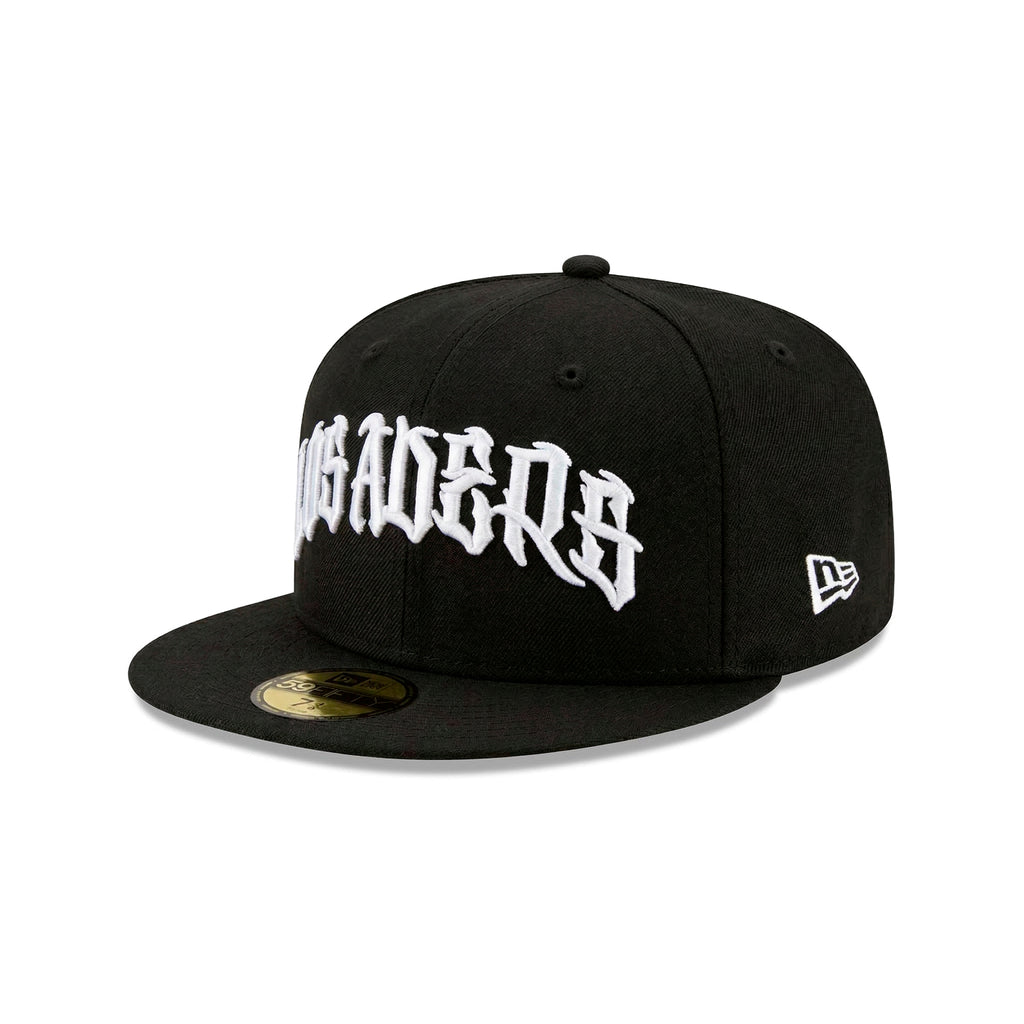 Gorra 59FIFTY FITTED De Las Vegas Raiders Black and White Basic