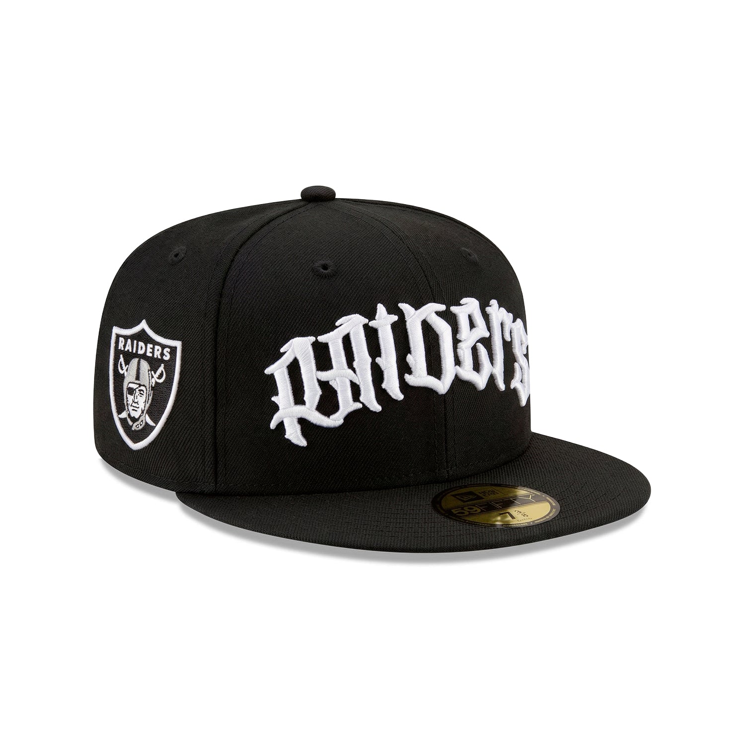 Gorra 59FIFTY FITTED De Las Vegas Raiders Black and White Basic