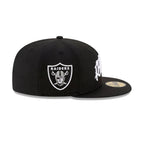 Gorra 59FIFTY FITTED De Las Vegas Raiders Black and White Basic