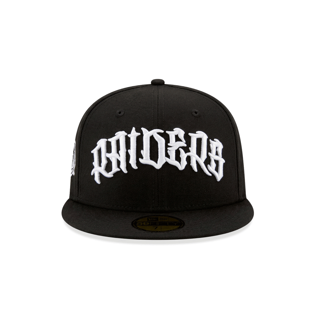 Gorra 59FIFTY FITTED De Las Vegas Raiders Black and White Basic