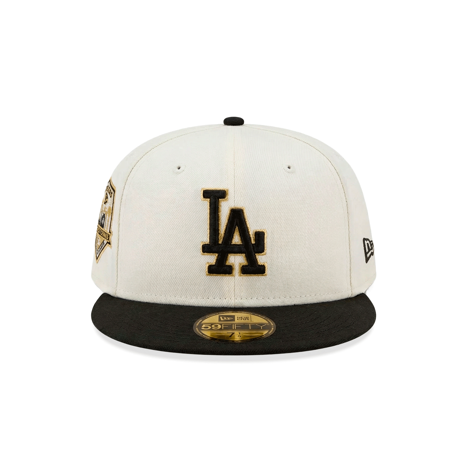 Gorra 59FIFTY FITTED De Los Angeles Dodgers 50 Anniversary Side Patch Gold
