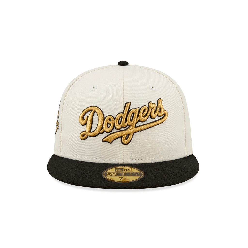 Gorra 59FIFTY FITTED De Los Angeles Dodgers 50 Anniversary Side Patch Gold V2