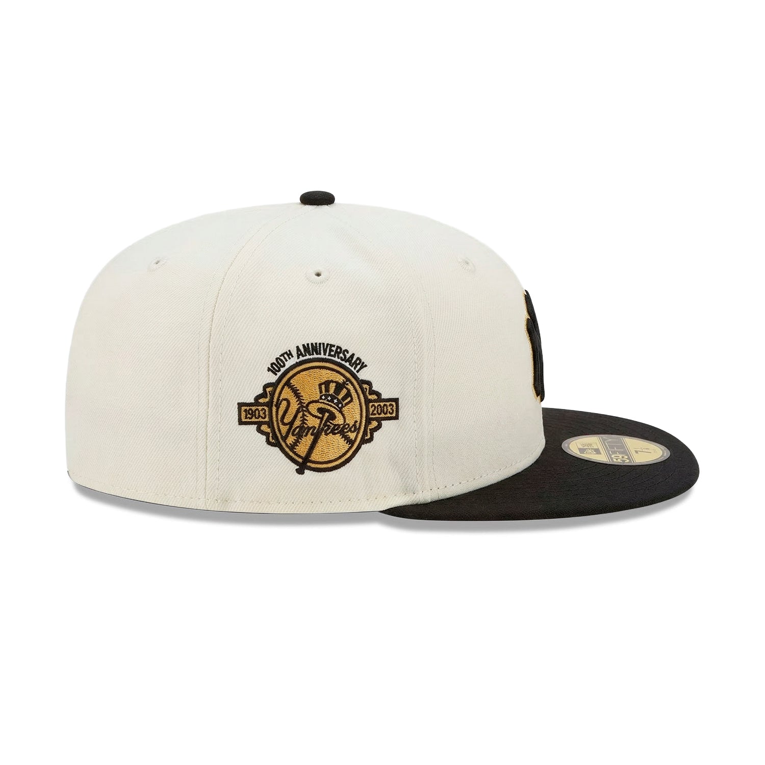 Gorra 59FIFTY FITTED De Los New York Yankees 100TH Anniversary Gold