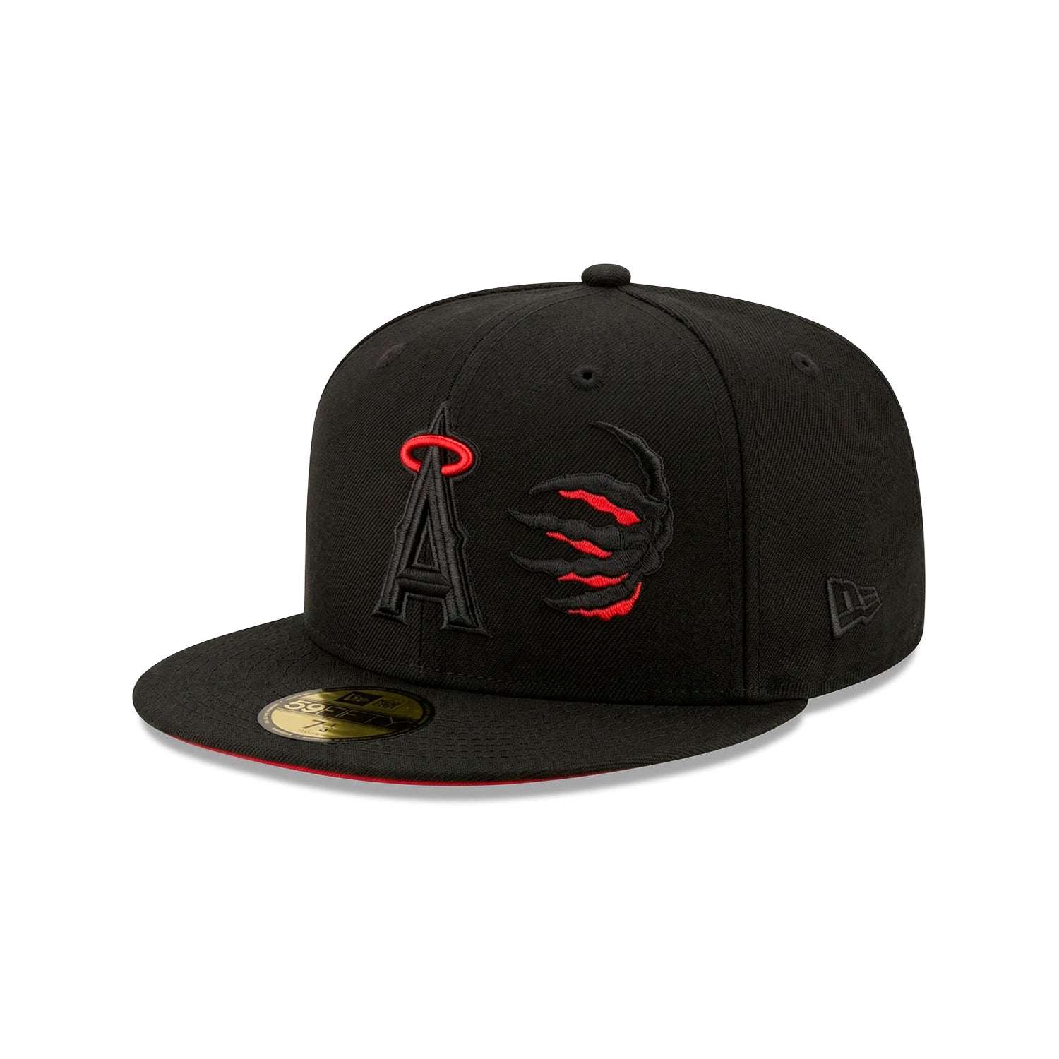 Gorra 59FIFTY FITTED De Los Angeles Angels Cracked Black