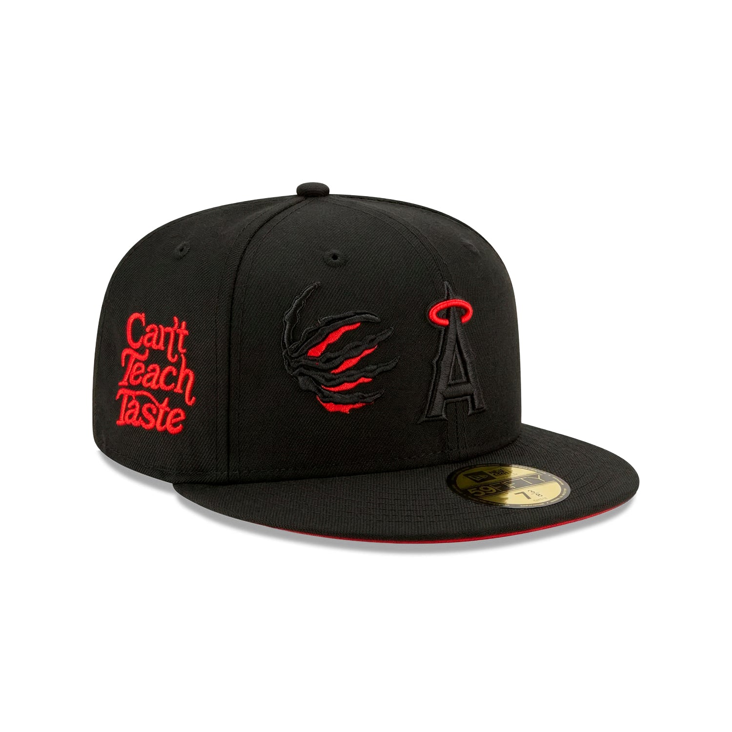 Gorra 59FIFTY FITTED De Los Angeles Angels Cracked Black
