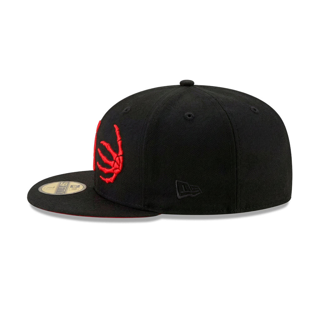 Gorra 59FIFTY FITTED De Los Angeles Angels Cracked Black