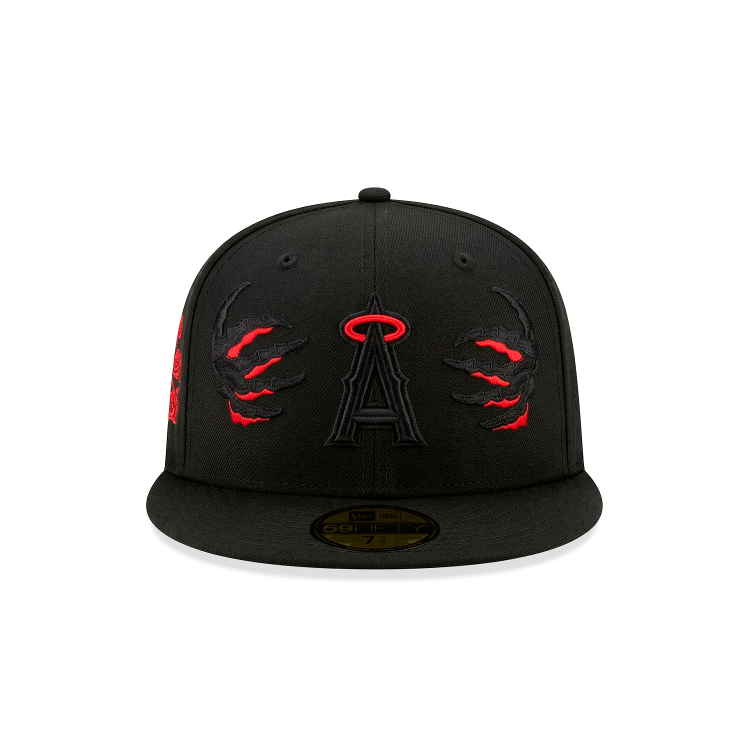 Gorra 59FIFTY FITTED De Los Angeles Angels Cracked Black