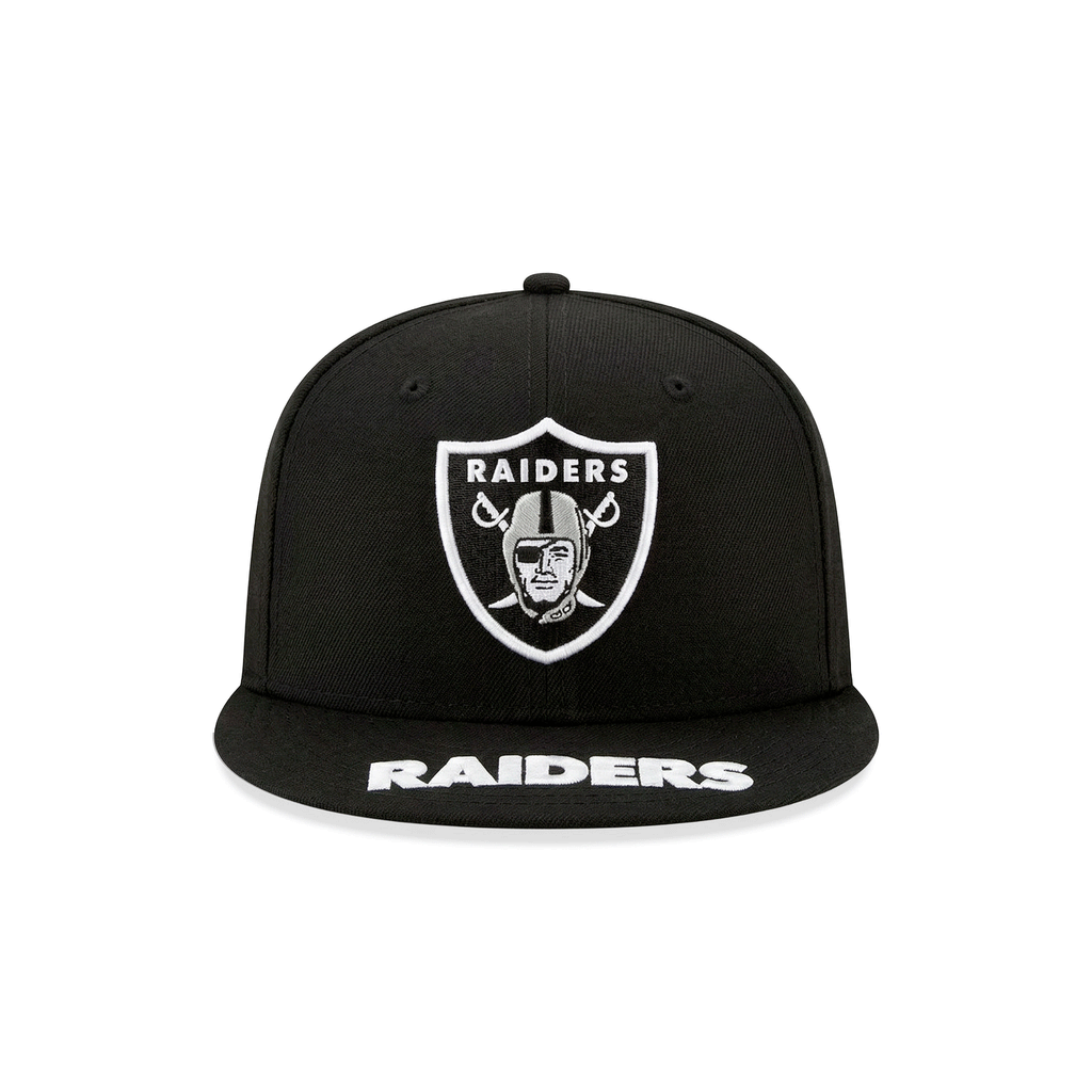 Gorra 59FIFTY FITTED De Las Vegas Raiders Black and White Exclusive