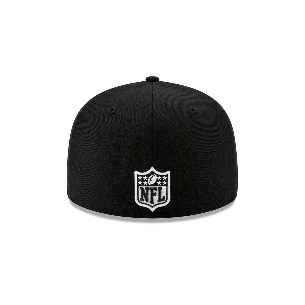 Gorra 59FIFTY FITTED De Las Vegas Raiders Black and White Exclusive