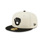 Gorra 59FIFTY FITTED De Los Milwaukee Brewers 50 Anniversary Side Patch