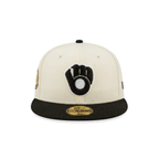 Gorra 59FIFTY FITTED De Los Milwaukee Brewers 50 Anniversary Side Patch