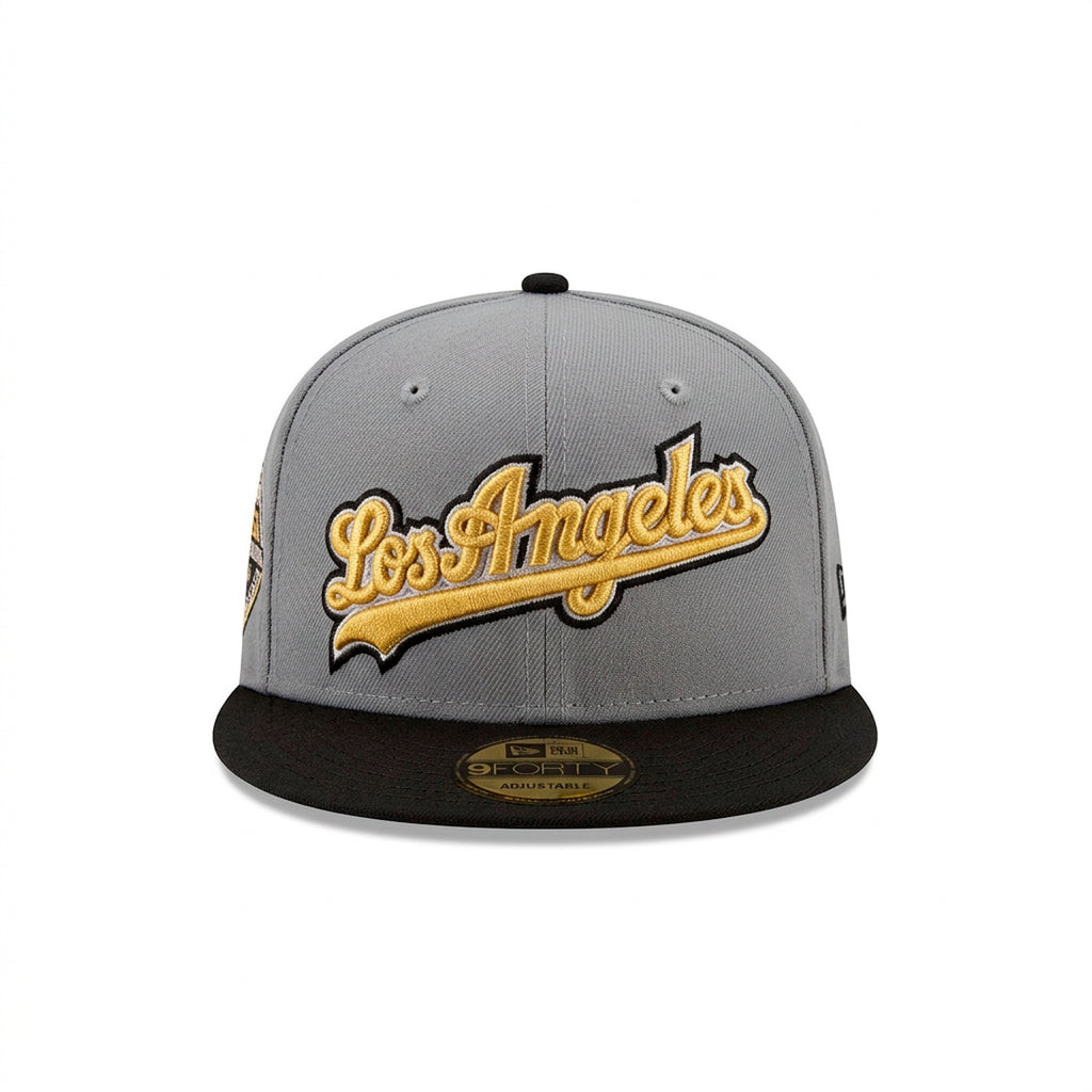Gorra Snapback 9FIFTY Fifty De Los Angeles Dodgers Storm Gray 50 Anniversary Side Patch