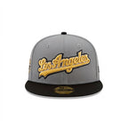 Gorra Snapback 9FIFTY Fifty De Los Angeles Dodgers Storm Gray 50 Anniversary Side Patch